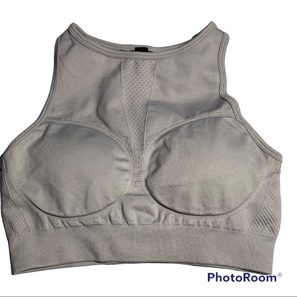 RYU Sports Bra Vapor Taupe (Raindrop)Padded Pullover Canadian Design M NWT - Picture 2 of 13